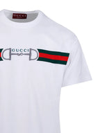 Gucci stripe horsebit-detail T-shirt